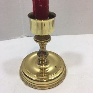 Vintage Baldwin Brass Candle Holder 5.5" Single